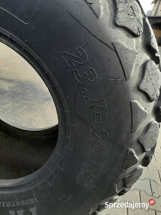 Opona używana rolnicza 23126 231R26 BOMAG TR387 Zaścianki sprzedam