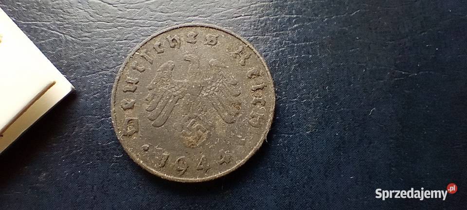 Stare monety 10 fenig 1944 A Niemcy Lesko
