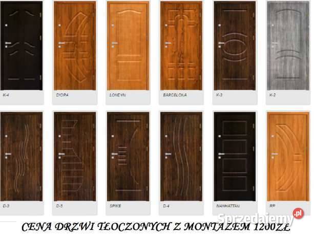 Drzwi zewnętrzne wejściowe z montażem Łódź