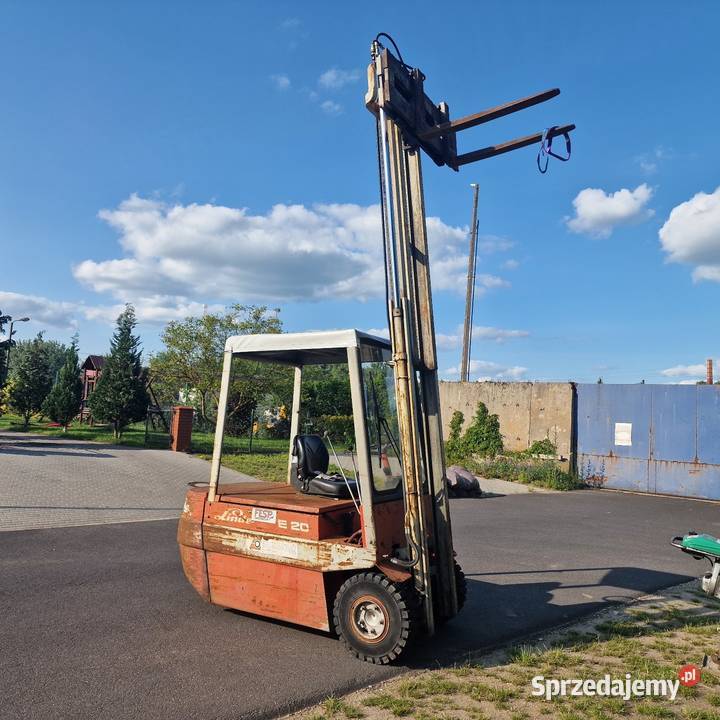 Wózek widłowy widlak Linde e20 elektryczny 2t wielkopolskie Ruda