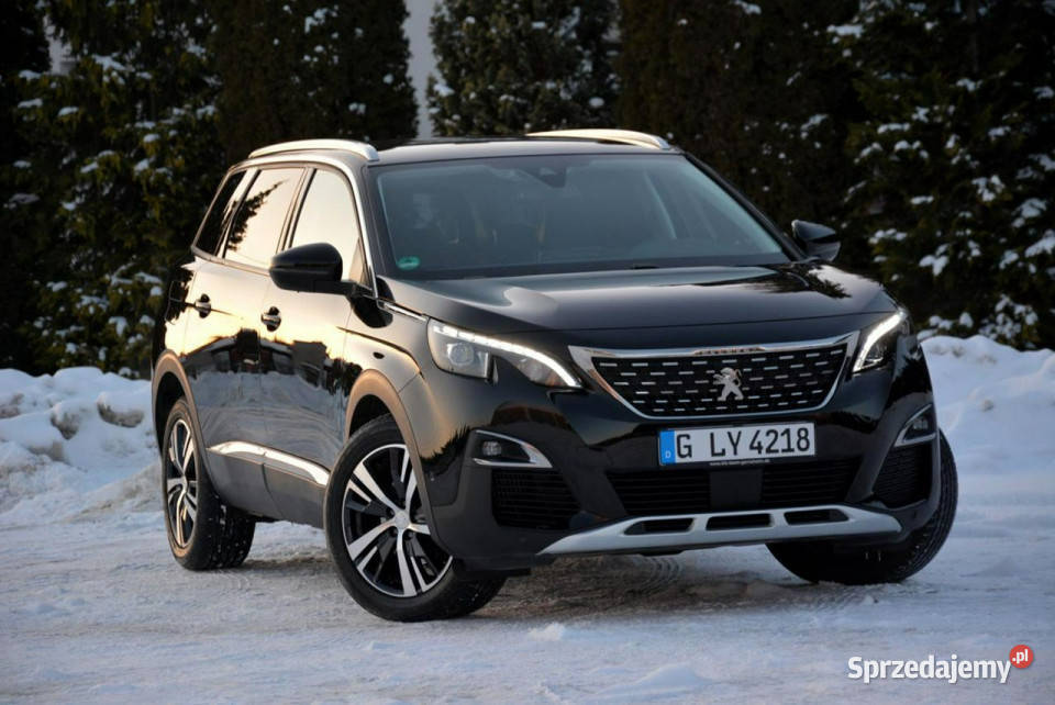 Peugeot 5008 Radar ACC Skóry 7foteli Navi Kamera Ostrów Mazowiecka