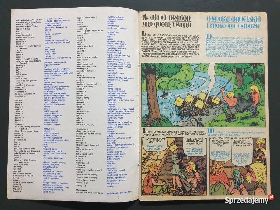 O Smoku Wawelskim i Królewnie Wandzie język historyczne i wojenne Gdynia