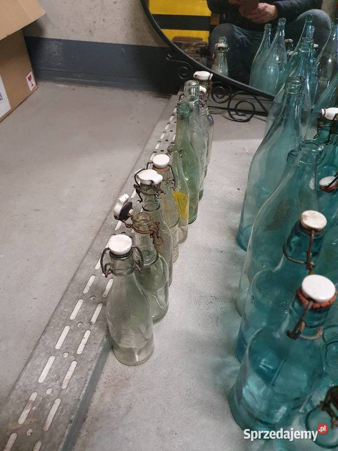 Stara butelka piwie wódce zestaw 85 mazowieckie sprzedam