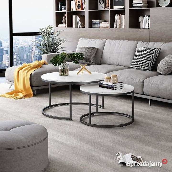 Stolik kawowy Vicco Montreal okrągły 77 x 77 x Meble Gorzyce Wielkie