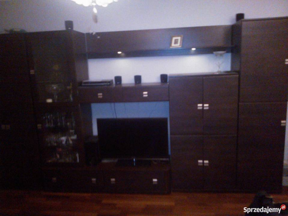 ładny regałmeblościanka podświetlenie NOWY 7C 50cm Piastów