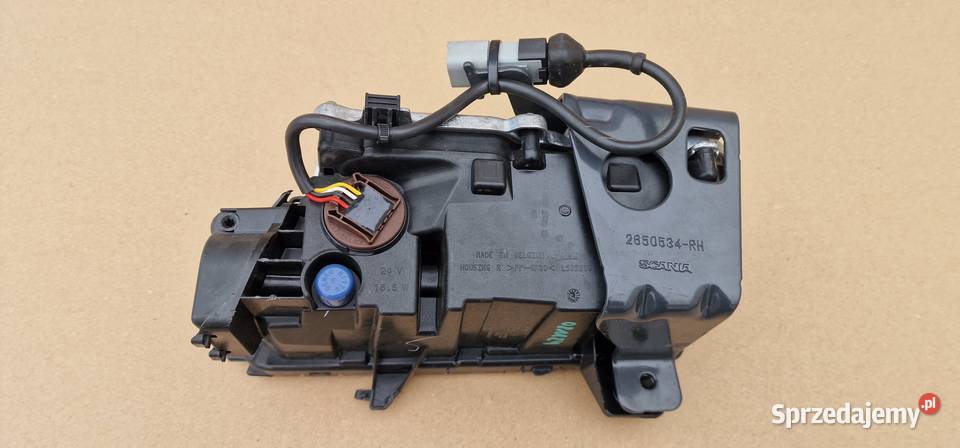 SCANIA R S HALOGEN PRAWY MOCOWANIE LAMPA Bieleń