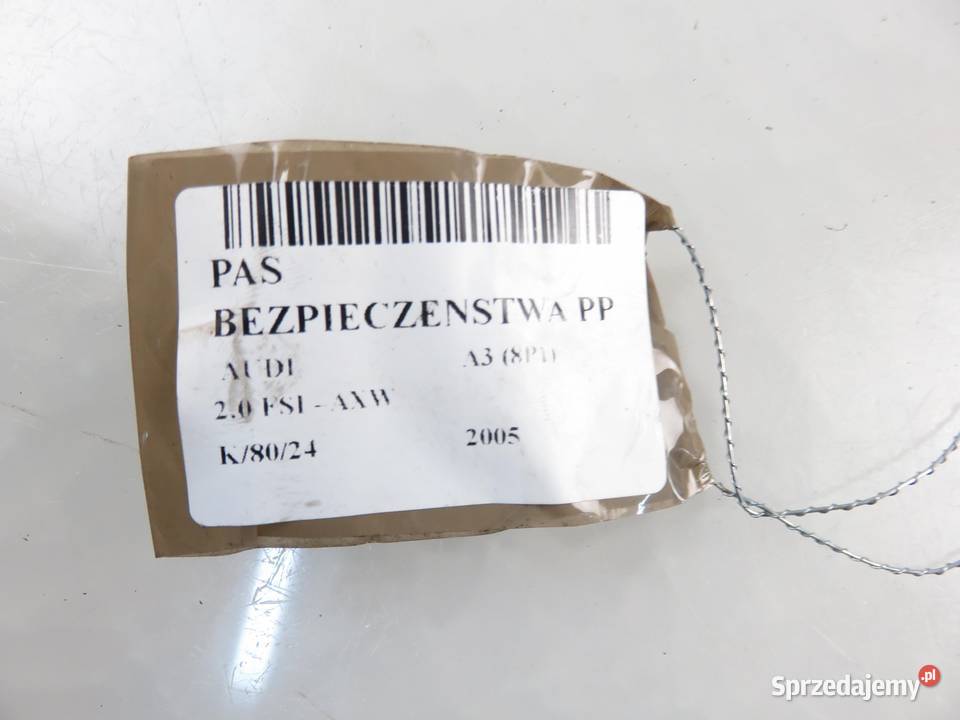 PAS PRAWY PRZEDNI AUDI A3 8P1 3D 8P3857706B