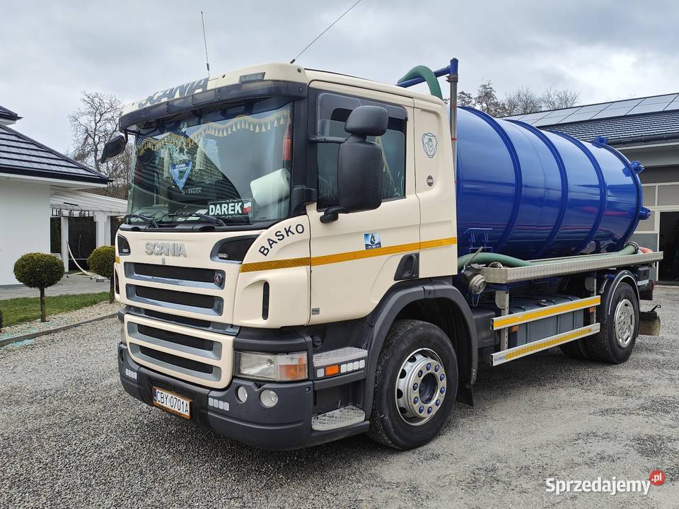Asenizacyjny Scania Beczka 12 Rozstaw 38m diesel