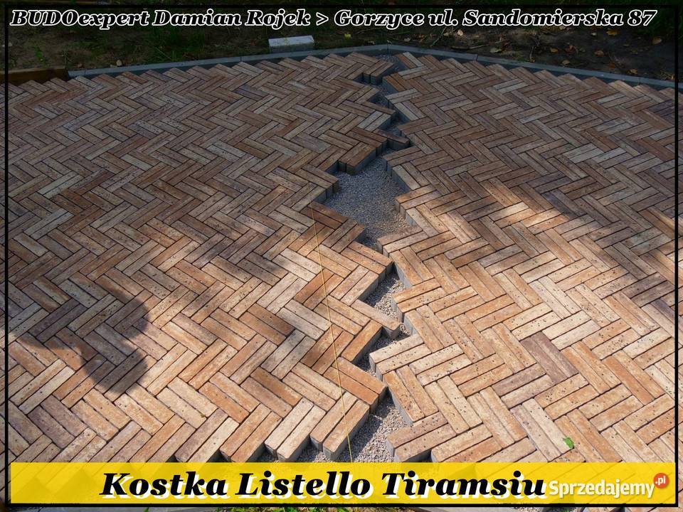 Kostka brukowa Forbet LISTELLO mix Silver Piryt podkarpackie Gorzyce
