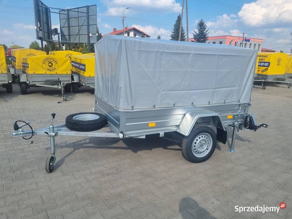 Przyczepka towarowa 220x130x110 z plandeka Lesznowola