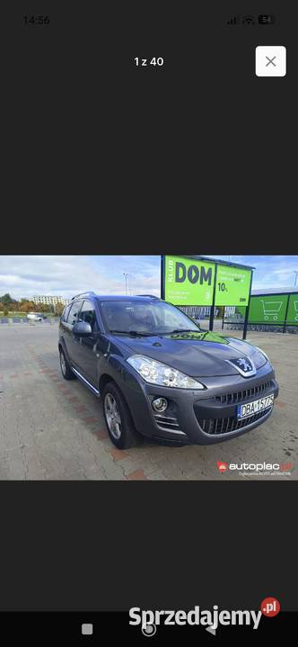 Peugeot 4007 4x4 Platinium dolnośląskie