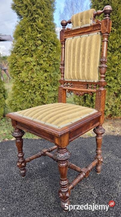 Piękny komplet czterech eklektycznych krzeseł zachodniopomorskie Szczecin sprzedam
