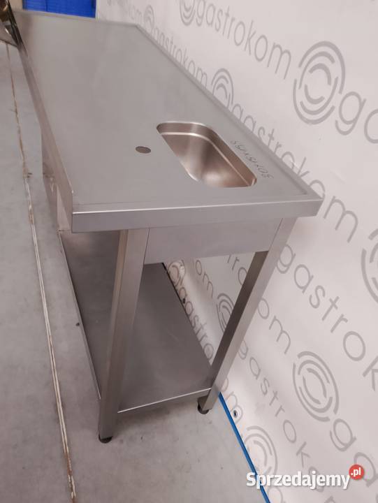 Stół ze zlewemL i blokiem 2 szuflad 130x50x85 Wrocław sprzedam