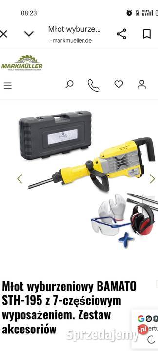 Młot Wyburzeniowy Bamato 60J Nowy Żegocina