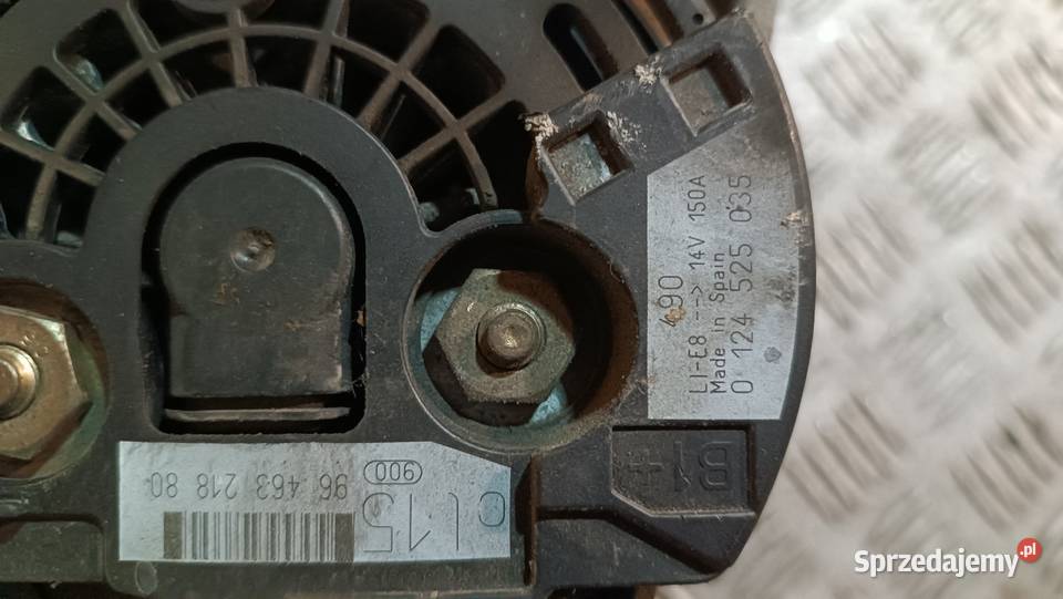9646321880 0124525035 Alternator Citroen C4 16 Radłów