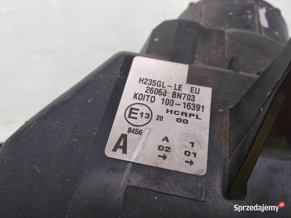 Nissan Almera N16 LIFT FL lampa przednia lewa Sieradz