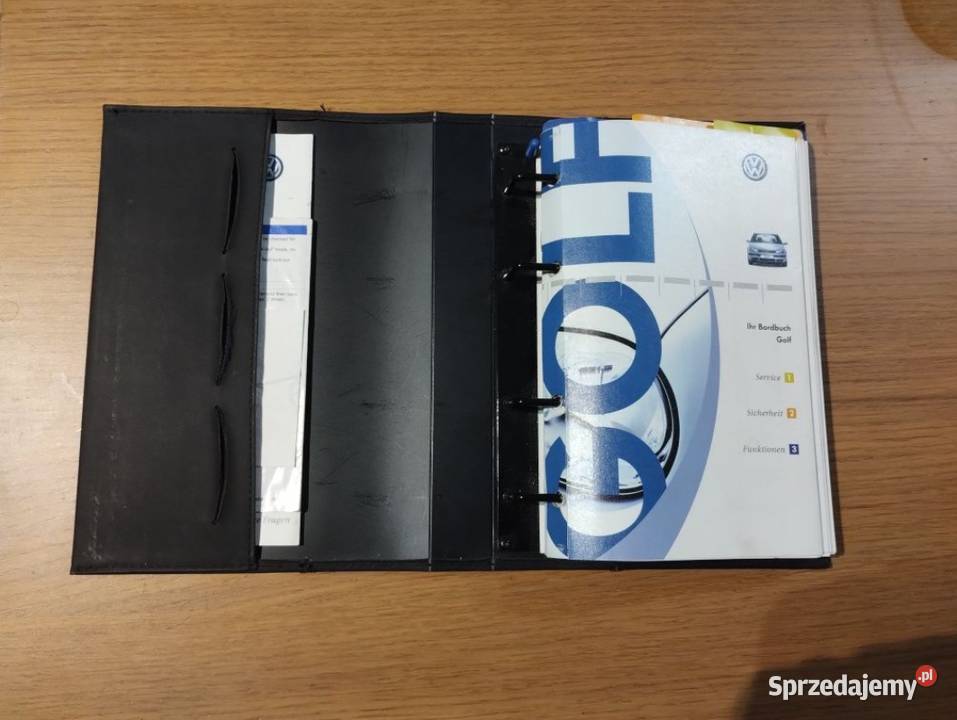 Instrukcja obsługi Volkswagen Golf IV teczka wielkopolskie Swarzędz