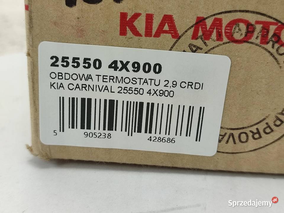 OBDOWA TERMOSTATU KIA CARNIVAL 29 CRDi 20062014