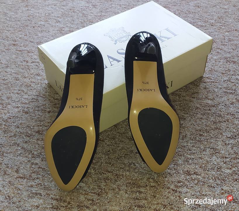 Eleganckie czarne czółenka firmy Lasocki 37 mazowieckie Warszawa sprzedam