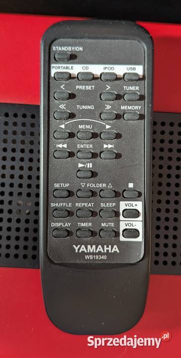 Wieża Yamaha MCR040 CRX040 Czerwona CD USB iPod Warszawa