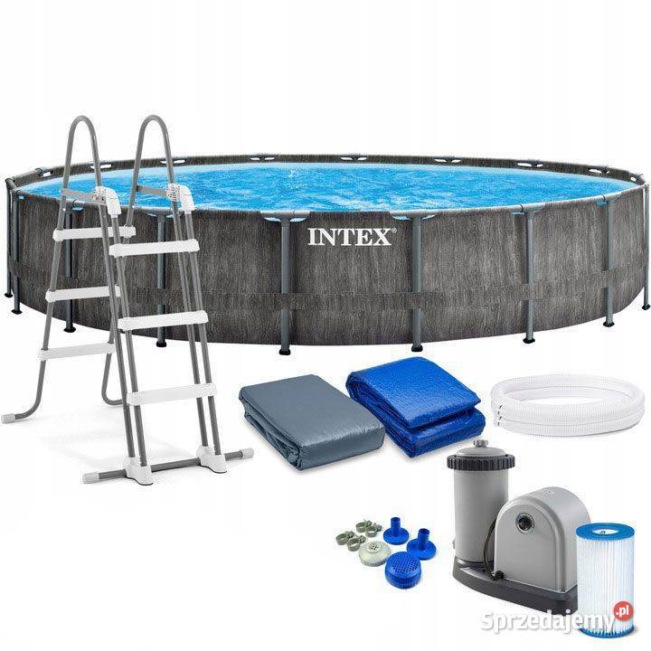 Basen stelażowy ogrodowy 549m zestaw pompa Bielsk Podlaski