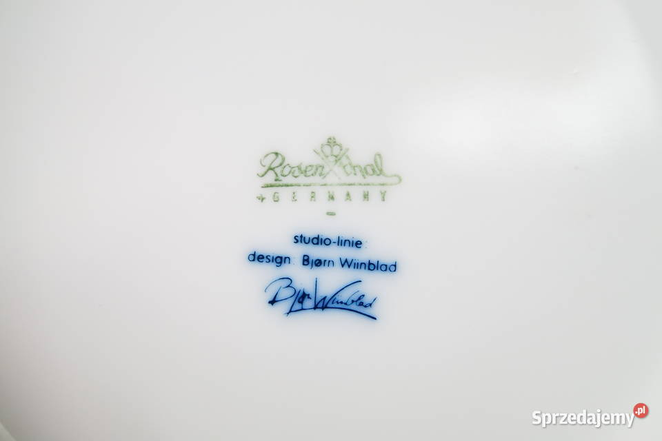 Wazon porcelanowy Bjorn Wiinblad kobalt Gizałki sprzedam