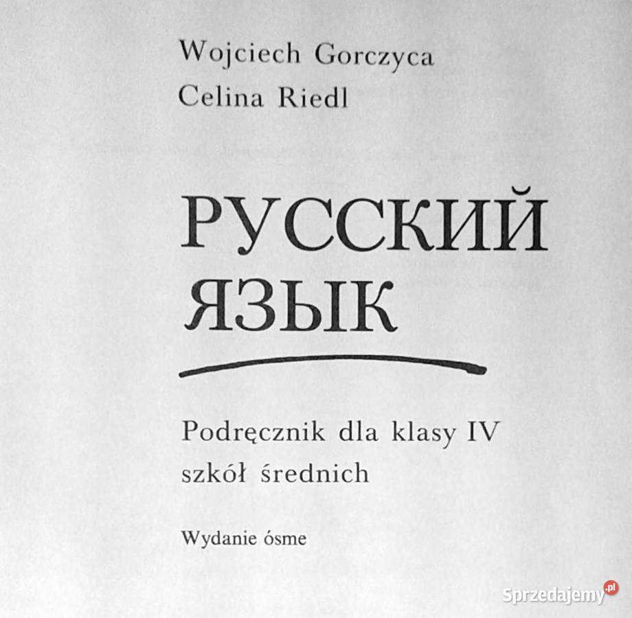Ruski jazyk kl 4 Język rosyjski Wojciech lubelskie Chełm