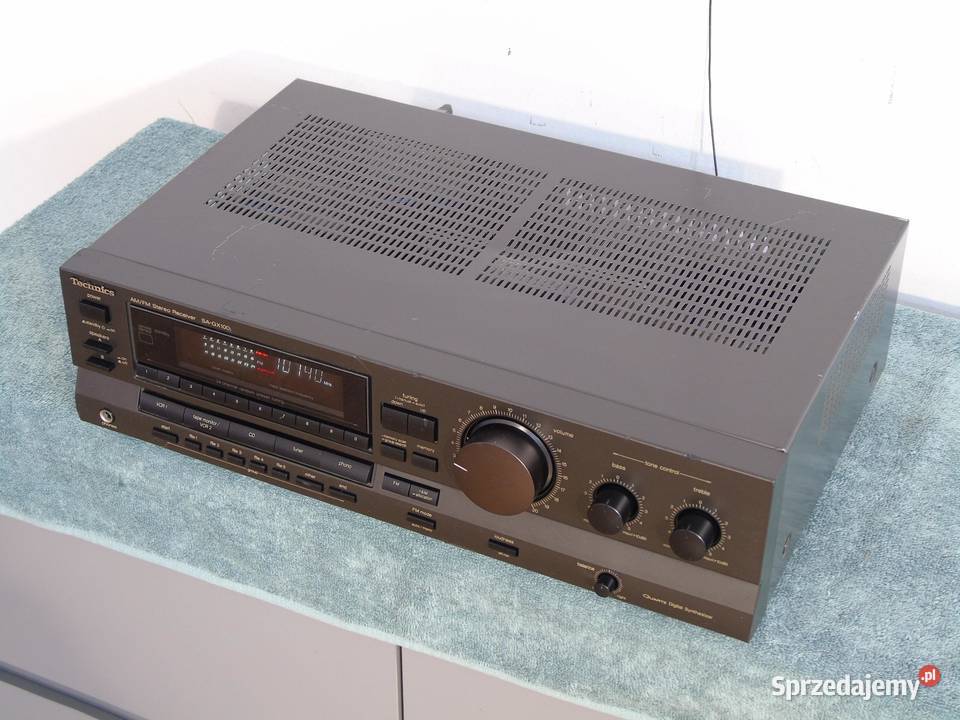 Amplituner Technics SAGX 100 sprawny 265 wat Amplitunery