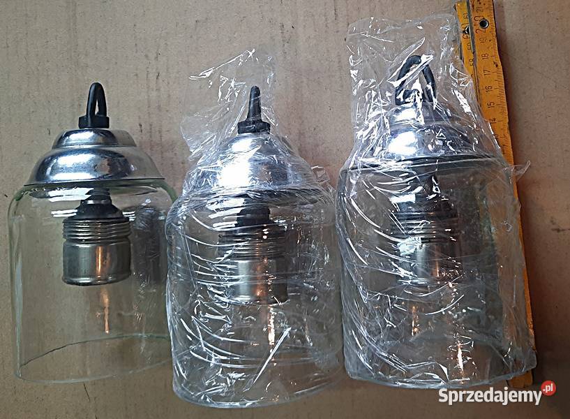 Oprawa oświetleniowa E 27 z lat PRL projekt Ostrów Wielkopolski