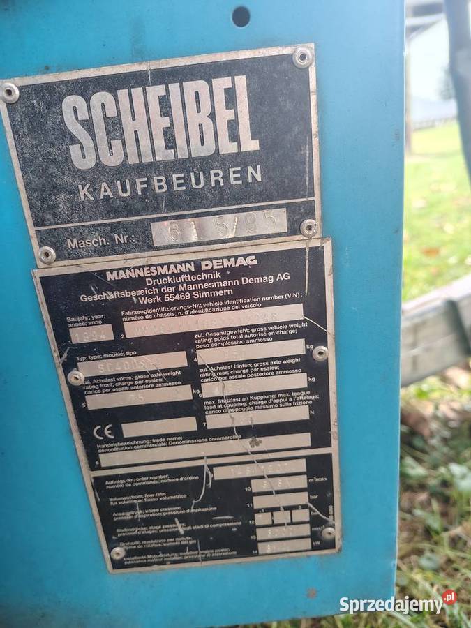 Kompresor spalinowy detuz demag Przemyśl