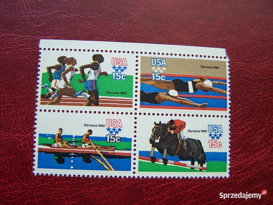USA 1979 MNH Mi 139801 Sport Olimpiada Moskwa 80 śląskie Tychy