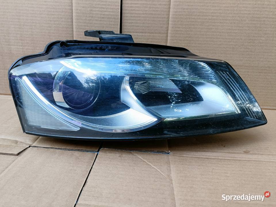 AUDI A3 LIFT 8P0 BIXENON LED LAMPA PRAWA PRZÓD Lampy przednie