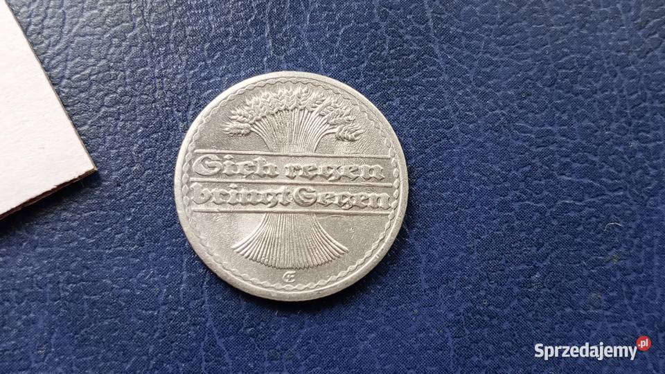 Stare monety 50 fenig 1920 E Niemcy podkarpackie