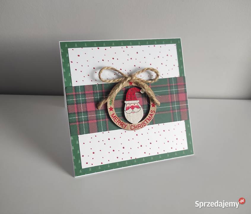 Kartka świąteczna ręcznie robiona Boże Łódź