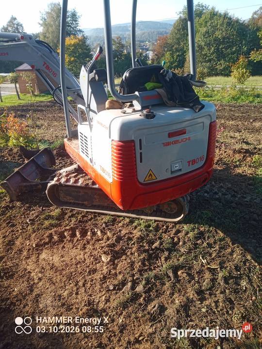 Minikoparka Takeuchi TB 016 TB 216 Stróże