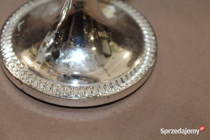 Para angielskich metalowych świeczników 888 Szczecin sprzedam