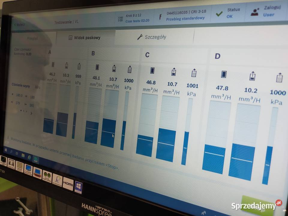 Dci 200 tester wtryskiwaczy Bosch kodowanie w Narzędzia warsztatowe Bielsko-Biała