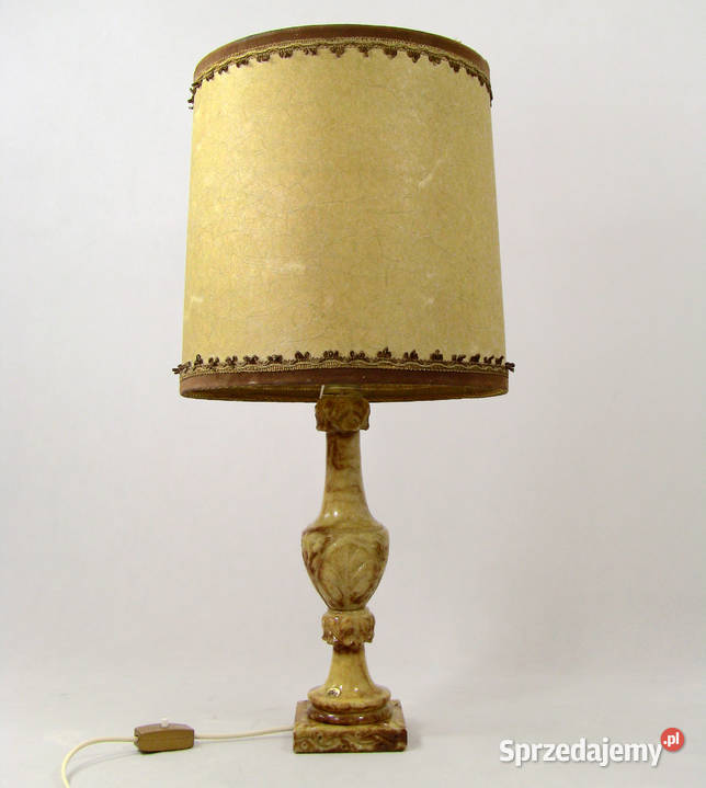 Lampa Herna Alabastros Włochy lata 60 Zielona Góra