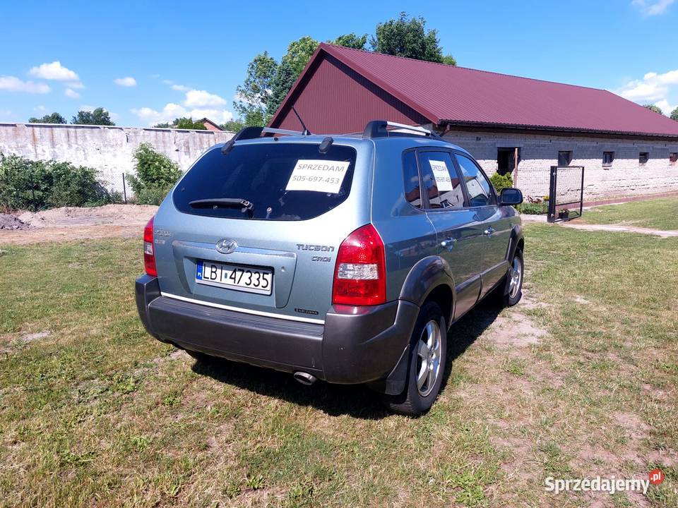 Hyundai Tucson 20 CRDi 140 Rok produkcji 2006 lubelskie Komarówka Podlaska