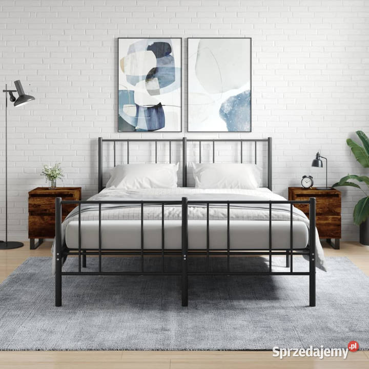 Szafki nocne 2 przydymiony dąb 40x35x50 WM830695 Warszawa sprzedam