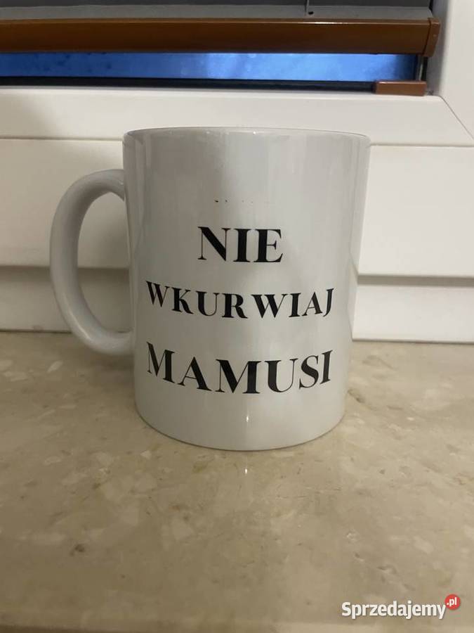 Kubek kubeczek ceramiczny śmieszny zabawny do