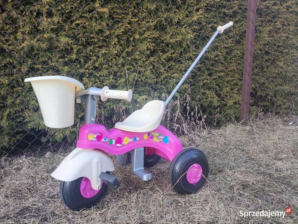 Rowerek Trójkołowy Junior z pchaczem Koszyk Bydgoszcz