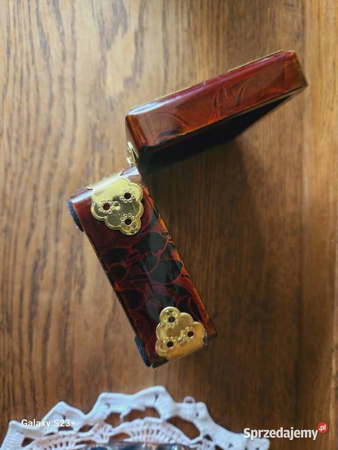 Szkatułka vintage puzderko skrzynka piękna stara Pozostałe Piastów