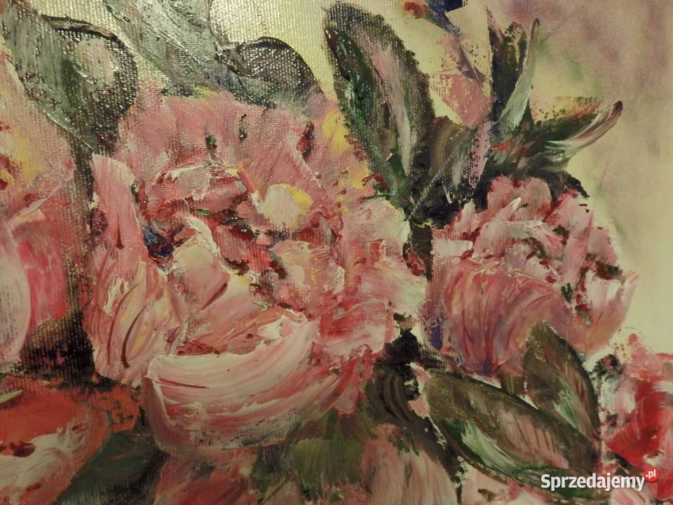 Obraz olejny PIWONIE PINK Grzechynia