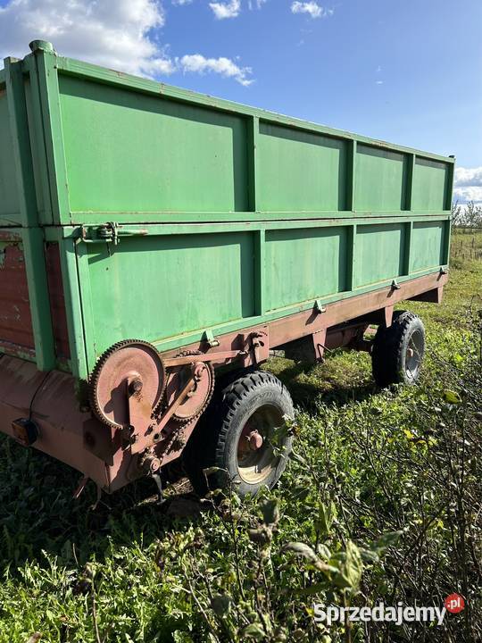 Rozrzutnik dwuosiowy przyczepa nie wywrotka Zamch