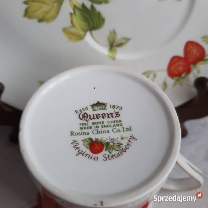 Queens filiżanka porcelanowa Nowa Sól