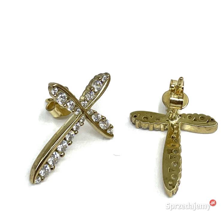 Kolczyki złote p333 231 g sztyft Gdańsk