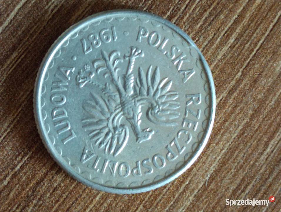 Sprzedam 1 zl 1987 r destrukt koncowka blachy Numizmatyka Chełm