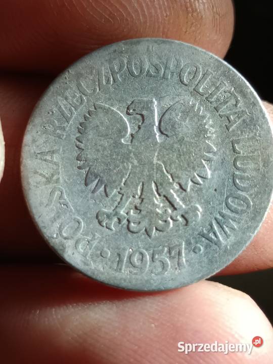 sprzedam monete 50 gr 1957 r lekka skretka Chełm