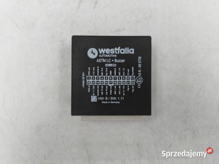 Moduł Sterownik Haka WESTFALIA ASTM LC 506633